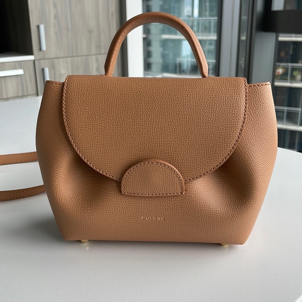 Polene Numero Un Nano in Textured Tan